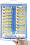 Han Croco 9988-613 Flashcards Oranje Translucent Din A8 Dwars