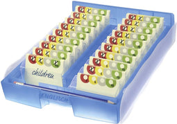 HAN CROCO 9988-643 Flashcards Blauw (doorschijnend) Aantal kaarten (max.): 2.000 kaarten DIN A8 liggend