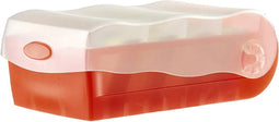 HAN - Kaartenbox Doorschijnend - DIN A8 - Max. 500 kaarten - Rood