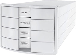 HAN ladekast - IMPULS - 4 gesloten laden - wit - HA-1012-12