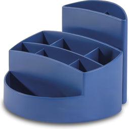 HAN pennenbak - RONDO KARMA - 9-vaks - blauw - 100% gerecycled materiaal - HA-17468-16