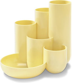 HAN pennenkoker - CAMPUS - 6-vaks - pastel geel - HA-17480-815