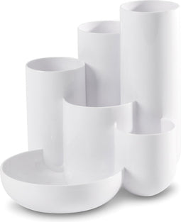 HAN pennenkoker - CAMPUS - 6-vaks - wit - HA-17480-12