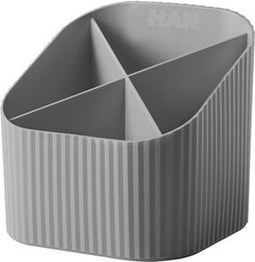 HAN pennenkoker - Re-X-LOOP - 4-vaks - grijs - 100% gerecycled materiaal - HA-17238-991