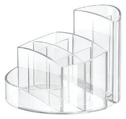 Han - Pennenkoker han rondo 9-vaks transparant | 4 stuks