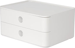 HAN smart-box - ALLISON - 2 lades - stapelbaar - sneeuwwit - HA-1120-12