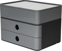 HAN smart-box plus - ALLISON - 2 lades + box - graniet grijs - HA-1100-19