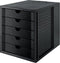 HAN SYSTEMBOX KARMA 14508-13 Ladebox Zwart DIN A4, DIN C4 Aantal lades: 5