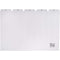 Han - Tabkaart han alfabet a4 ha-984 lichtgrijs | 10 stuks