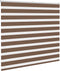 vidaXL - Zebra - rolgordijn - 165x150 - cm - stofbreedte - 160,9cm - polyester - bruin