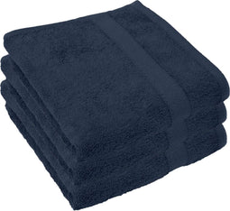 Handdoek - 70x140 cm - Donkerblauw - 450gr/m² - Extra zacht