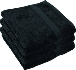 Handdoek - 70x140 cm - Zwart - 450gr/m² - Extra zacht