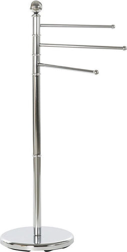Handdoek badkamer rek 3 stangen RVS 93 cm - Badkameraccessoires - Droogrekken - Handdoeken ophangen