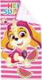 Handdoek PAW Patrol 70x140cm - roze