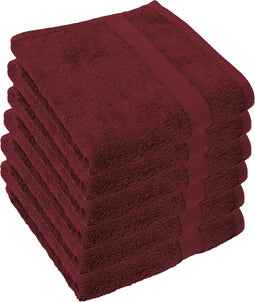 Handdoeken set van 5 - 50x100 cm - Granaatappel - 450gr/m² - Extra zacht