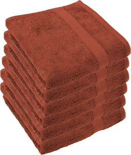 Handdoeken set van 5 - 50x100 cm - Terra - 450gr/m² - Extra zacht