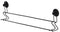 Handdoekrek met stang Berilo CN-W6753-3P Zwart Staal ABS 54 x 15 x 6,5 cm Dubbel (12 Stuks)