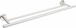 Handdoekrek met stang DKD Home Decor 70 x 13,5 x 5,3 cm Zilverkleurig Roestvrij staal