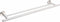 Handdoekrek met stang DKD Home Decor 70 x 13,5 x 5,3 cm Zilverkleurig Roestvrij staal