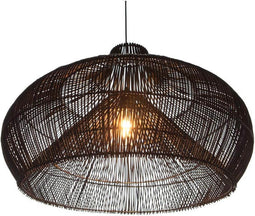 Handgemaakte Exclusieve Design hanglamp Roof Zwart Rotan lamp woonkamer Slaapkamer Ø 70 cm