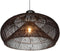 Handgemaakte Exclusieve Design hanglamp Roof Zwart Rotan lamp woonkamer Slaapkamer Ø 70 cm