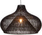 Handgemaakte Exclusieve Design hanglamp Roof Zwart Rotan lamp woonkamer Slaapkamer Ø 70 cm