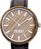 Handgemaakte Whiskywatch uit Schotland | Horloge van whiskyvaten met zwart leer