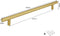 Handgreep Goud 30cm | inclusief bevestigingsbouten | Hartafstand 192mm | Gouden Handgrepen Kast | Meubelhandvat | Landelijke greep | Keukengreep | Hand Grepen | Robuust | Deurgreep Staal | Metaal | Strak Meubelbeslag | schuifdeur | Handvat |