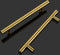 Handgreep Goud 30cm | inclusief bevestigingsbouten | Hartafstand 192mm | Gouden Handgrepen Kast | Meubelhandvat | Landelijke greep | Keukengreep | Hand Grepen | Robuust | Deurgreep Staal | Metaal | Strak Meubelbeslag | schuifdeur | Handvat |