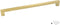 Handgreep Goud 49,2 cm GROOT | Vierkant | inclusief bevestigingsbouten | Hartafstand 480mm | Gouden Handgrepen Kast | Meubelhandvat | Landelijke greep | Keukengreep | Hand Grepen | Robuust | Deurgreep Staal | Metaal | Strak | schuifdeur | Handvat |