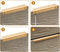 Handgreep plat goud inclusief schroeven | 15cm | Gouden Handgrepen Kast | Meubelhandvat | Landelijke greep | Industriële Keukengreep | Hand Grepen | Robuust | Deurgreep Staal | Metaal | Strak Meubelbeslag | schuifdeur | Handvat | Greep | Ladegreep