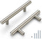 Handgreep RVS Rond | 15cm | Inclusief bevestigingsbouten | Zilver | Meubelhandvat | greep | Keukengreep | Hand Grepen | Deurgreep Staal | Metaal | Strak Meubelbeslag | schuifdeur | Handvat | Greep | Schuifdeurgreep | Roestvrij | Hartafstand 96mm