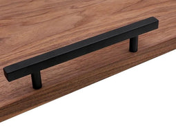 Handgreep zwart incl. bevestigingsbouten - 15cm - Meubelhandvat