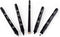 Handlettering set - Nassau Fine Art - Inhoud: Brush tip / Fine tip / Bullet tip 1mm / Calligraphy tip 3mm / 3H potlood