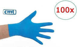 Handschoenen wegwerp 100st Large – Handschoenen latex handschoenen gepoederd – Niet steriel - Blauw