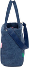 Handtas Benetton Denim Blauw 40 x 31 x 17 cm