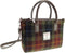 Handtas Brora Bruin (Rust) - Ritssluiting - Draagband - Harris Tweed - Glen Appin of Scotland
