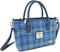 Handtas Brora Lichtblauw - Ritssluiting - Draagband - Harris Tweed - Glen Appin of Scotland