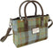 Handtas Brora Tartan MacLeod - Ritssluiting - Draagband - Harris Tweed - Glen Appin of Scotland