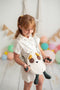 Handtas Crochetts Geel Pandabeer