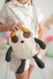 Handtas Crochetts Geel Pandabeer