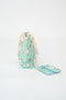 Handtas Crochetts Wit Groen Konijnenvlees