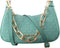 Handtas Dames Michael Kors 35S2G4CU1B-SEAFOAM Blauw (24 x 12 x 7 cm)