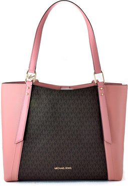 Handtas Dames Michael Kors ARLO Roze 26 x 29 x 14 cm