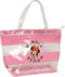 Handtas Dames Minnie Mouse Beach Roze Transparant