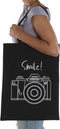 Handtas Dames Versa Smile Zwart 36 x 48 x 36 cm