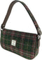 Handtas Duchray Groen en Roze (Plum) - Clutch - Harris Tweed - Glen Appin of Scotland