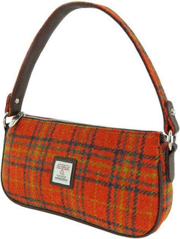 Handtas Duchray Oranje - Clutch - Harris Tweed - Glen Appin of Scotland