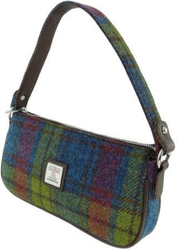 Handtas Duchray Tartan Multi Colour - Clutch - Harris Tweed - Glen Appin of Scotland