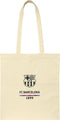 Handtas F.C. Barcelona Beige Katoen